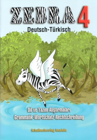 Zebra 4 Alıştırma Defteri - Übungsheft