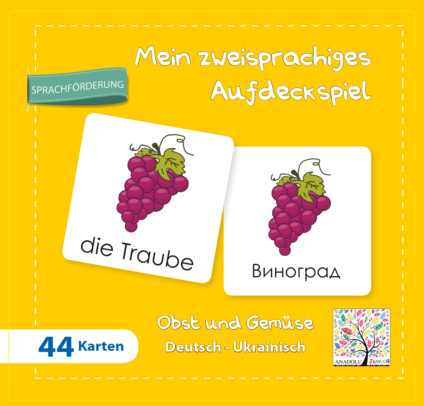 Aufdeckspiel Obst und Gemüse