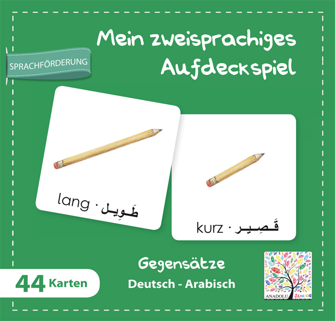 Aufdeckspiel Gegensätze