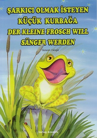 Der kleine Frosch will Sänger werden