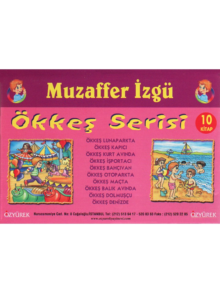 Muzaffer İzgü Ökkeş Dizisi (Takım 10 Kitap)