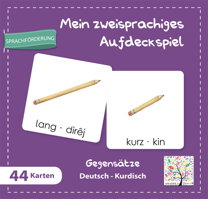 Aufdeckspiel Gegensätze