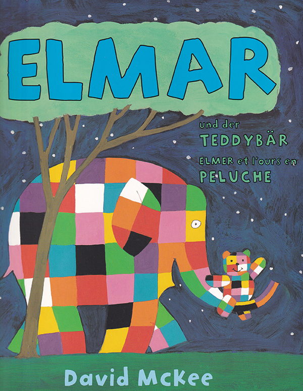 Elmar und der Teddybär Fran.