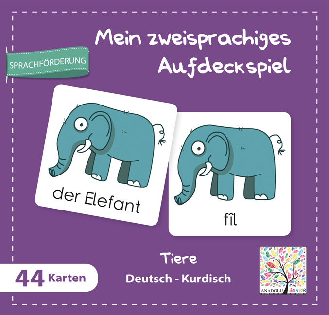 Aufdeckspiel Tiere