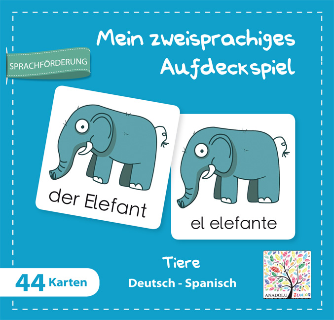 Aufdeckspiel Tiere