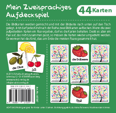 Aufdeckspiel Obst & Gemüse